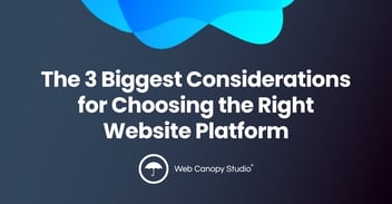 Considerations for Choosing the Right Website Platform