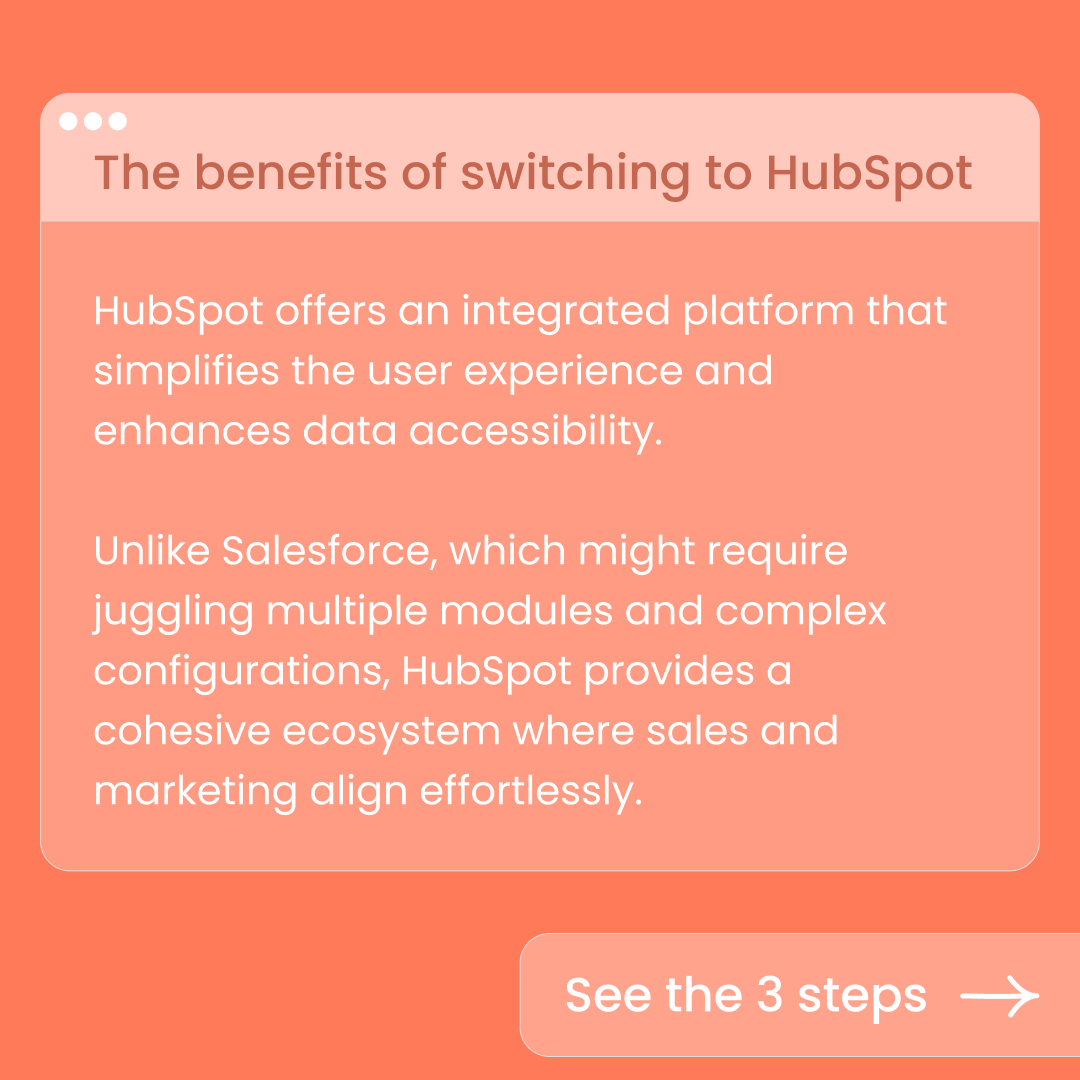 The benefits of switching to HubSpot