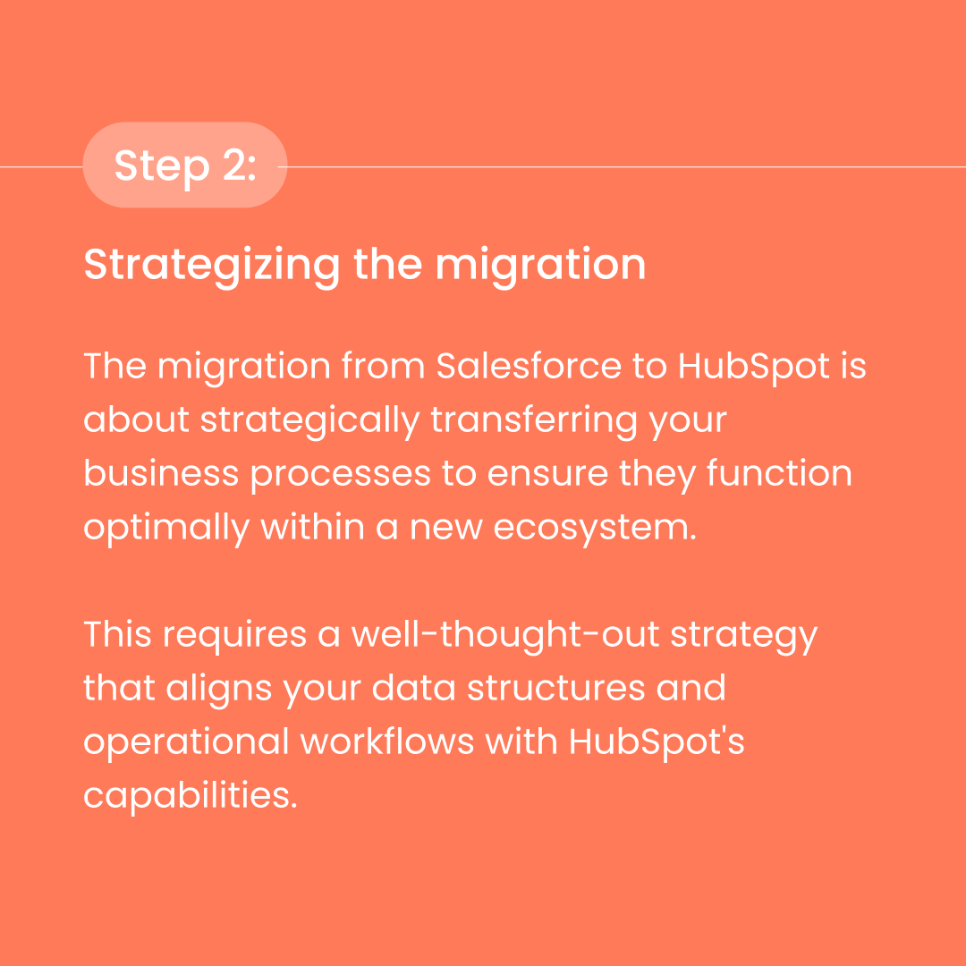 Step 2 of 3: salesforce to hubspot migration