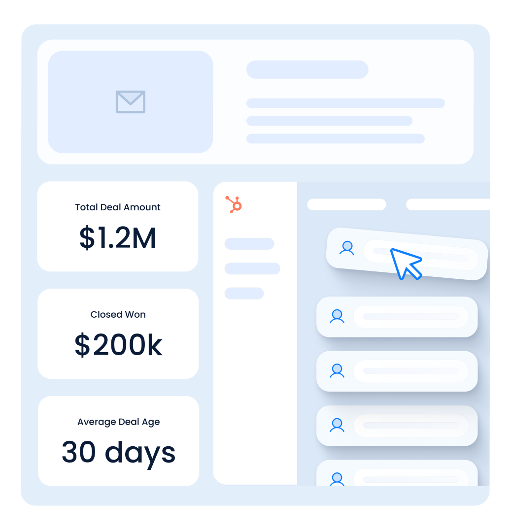 Hubspot sales dashboard being organized by Fractional HubSpot Admin