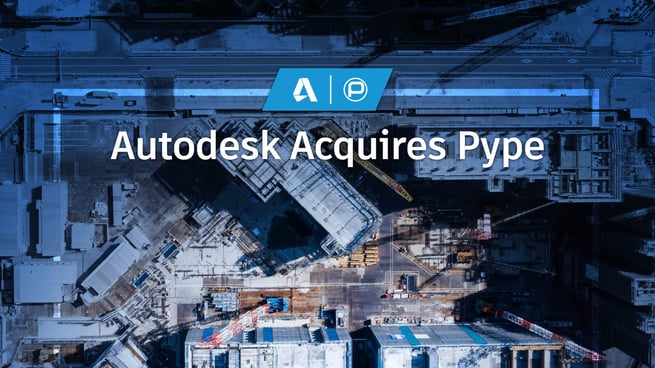 A headline showing Pype being acquired by Autodesk